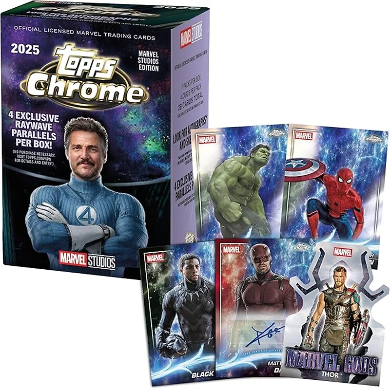 2025 Topps Marvel Studios Chrome Value Box
