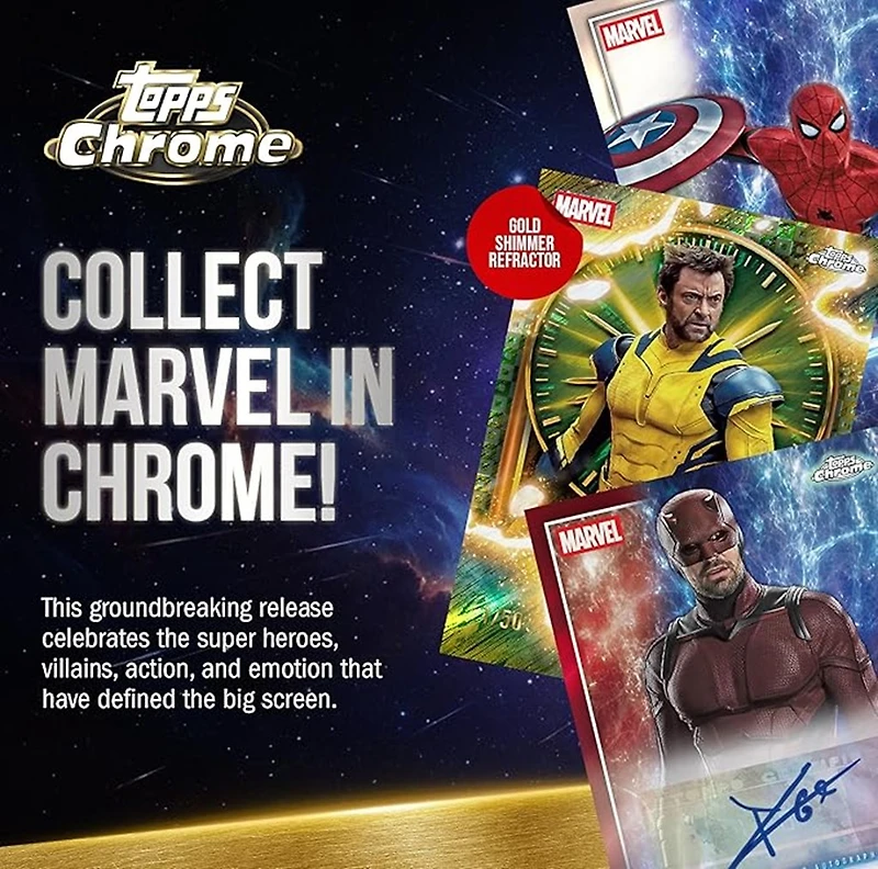 2025 Topps Marvel Studios Chrome Value Box