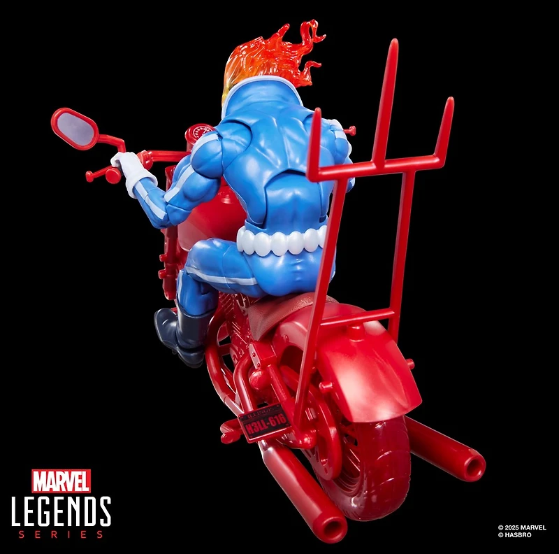 Marvel Legends Series Ghost Rider Johnny Blaze with Motorcycle