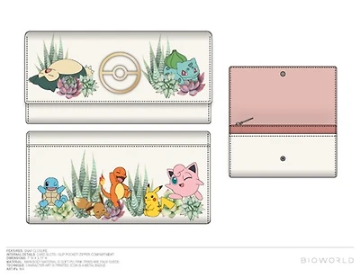 Pokemon Succulent Long Wallet