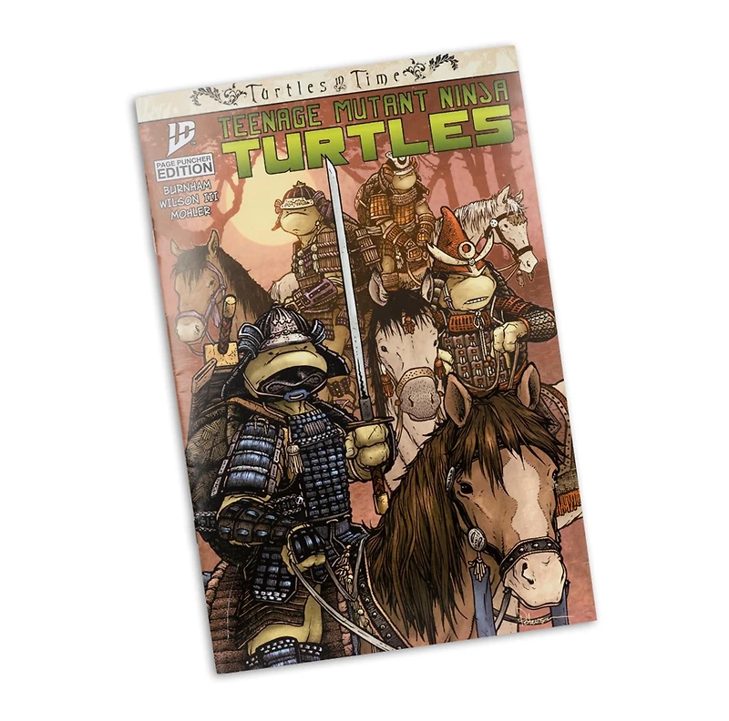 Teenage Mutant Ninja Turtles (Page Punchers) Leonardo 5-Inch Action Figure with Turtles in Time Comic
