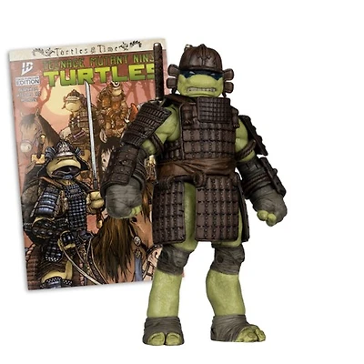 Teenage Mutant Ninja Turtles (Page Punchers) Leonardo 5-Inch Action Figure with Turtles in Time Comic