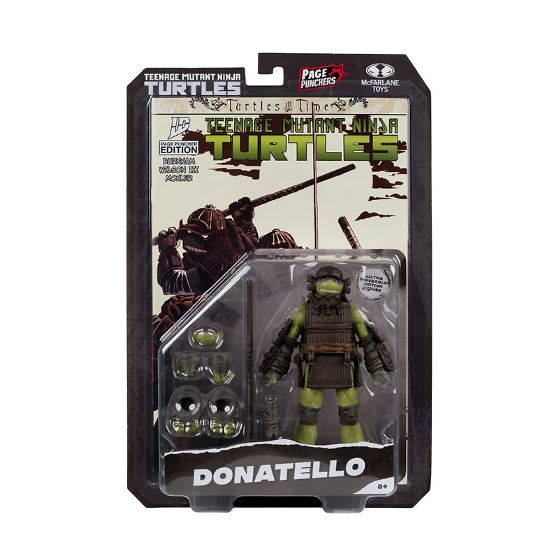 Teenage Mutant Ninja Turtles (Page Punchers) Donatello 5-Inch Action Figure with Turtles in Time Comic