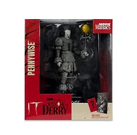 Pennywise (Black and White) (IT: Welcome to Derry) 6-Inch Posed Figure