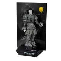 Pennywise (Black and White) (IT: Welcome to Derry) 6-Inch Posed Figure