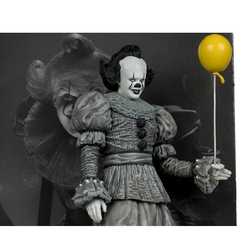 Pennywise (Black and White) (IT: Welcome to Derry) 6-Inch Posed Figure