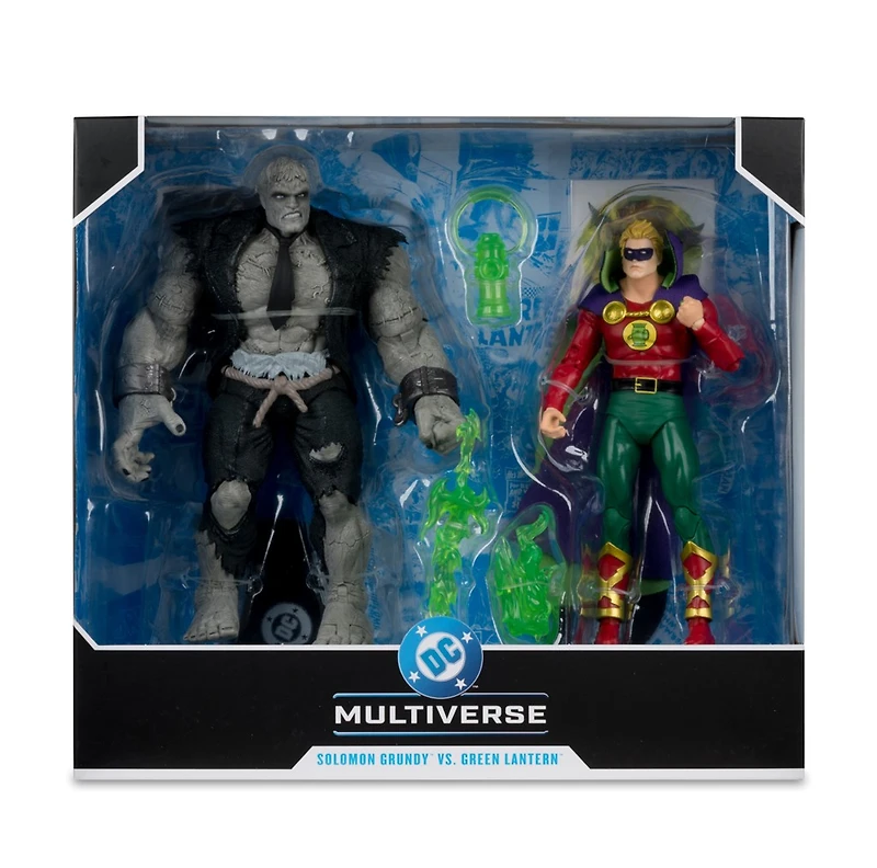 DC Multiverse Solomon Grundy vs Green Lantern (JSA) 7-Inch Figure and Mega Figure 2 Pack
