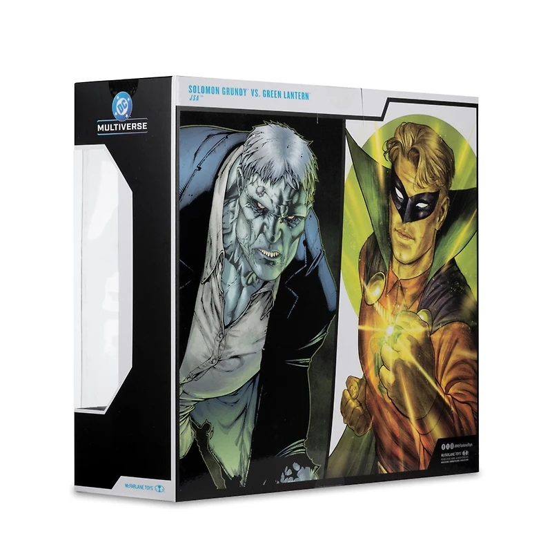 DC Multiverse Solomon Grundy vs Green Lantern (JSA) 7-Inch Figure and Mega Figure 2 Pack