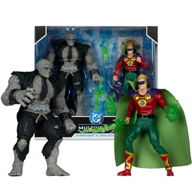 DC Multiverse Solomon Grundy vs Green Lantern (JSA) 7-Inch Figure and Mega Figure 2 Pack