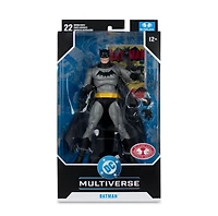 DC Multiverse Batman (Golden Age) 7-Inch Action Figure McFarlane Toys Red Platinum Edition
