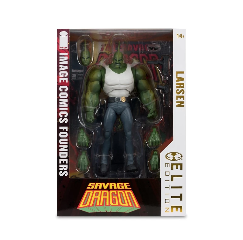 Dragon (Savage Dragon) (Image Comics Founders Series) 7-Inch Deluxe Action Figure McFarlane Elite Edition