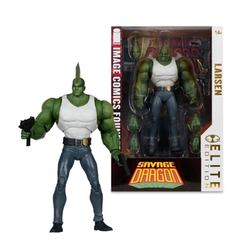 Dragon (Savage Dragon) (Image Comics Founders Series) 7-Inch Deluxe Action Figure McFarlane Elite Edition