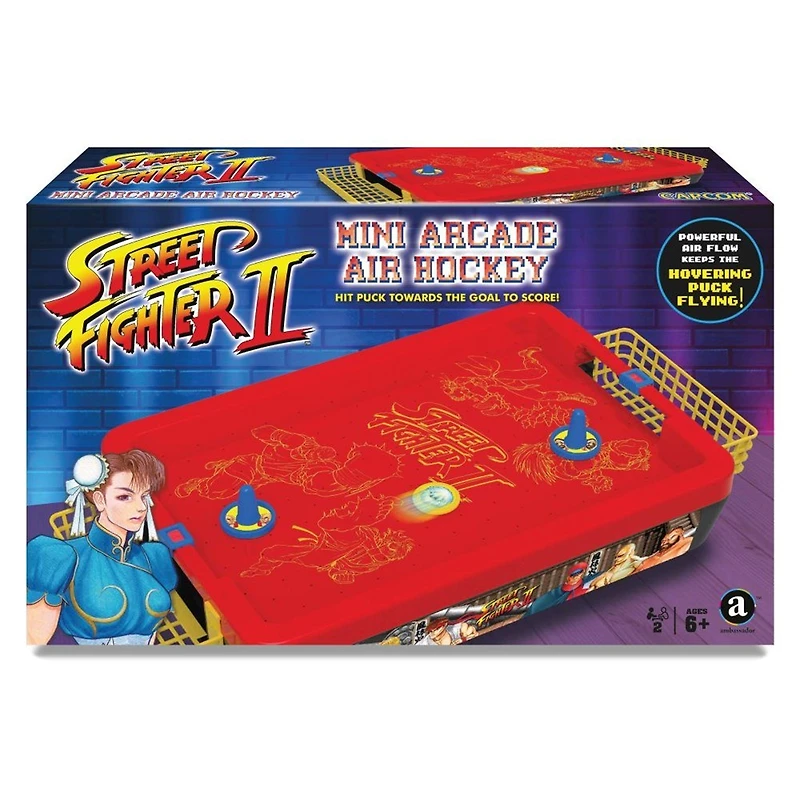 Street Fighter II Mini Arcade Air Hockey