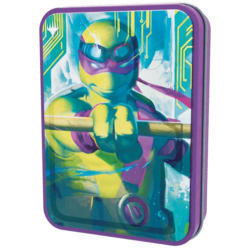 Magic the Gathering: Teenage Mutant Ninja Turtles Tin Assorted (French) – One Variation Chosen at Random