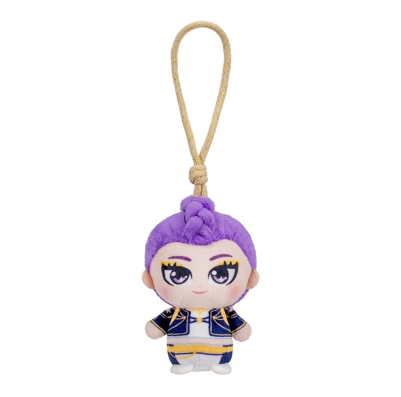 KPop Demon Hunters 4" Clip Plush Assortment (Rumi, Mira, Zoey) – One Variation Chosen at Random
