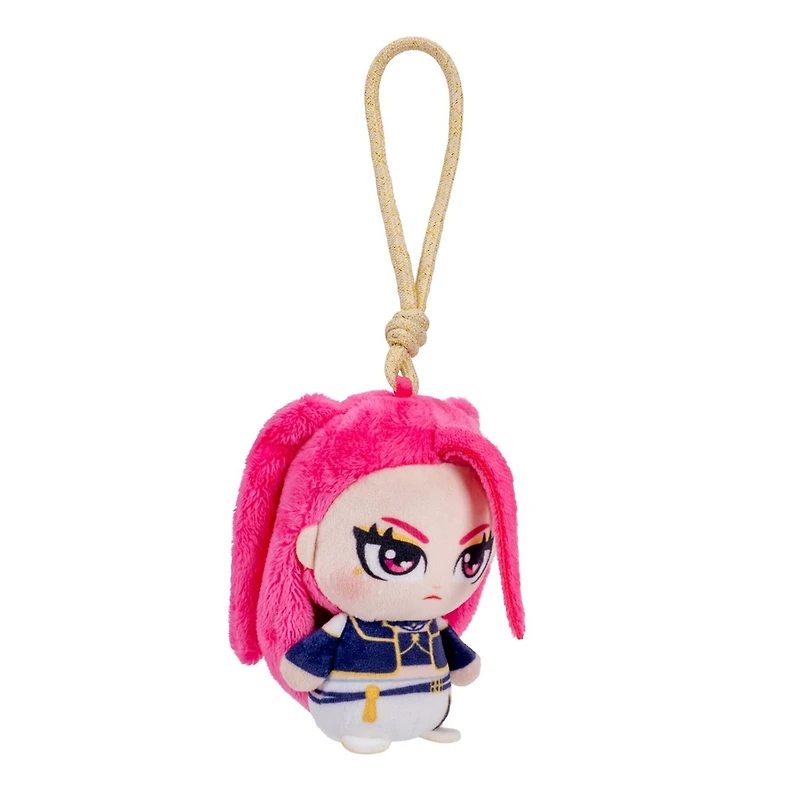 KPop Demon Hunters 4" Clip Plush Assortment (Rumi, Mira, Zoey) – One Variation Chosen at Random