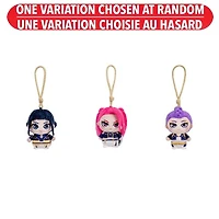 KPop Demon Hunters 4" Clip Plush Assortment (Rumi, Mira, Zoey) – One Variation Chosen at Random