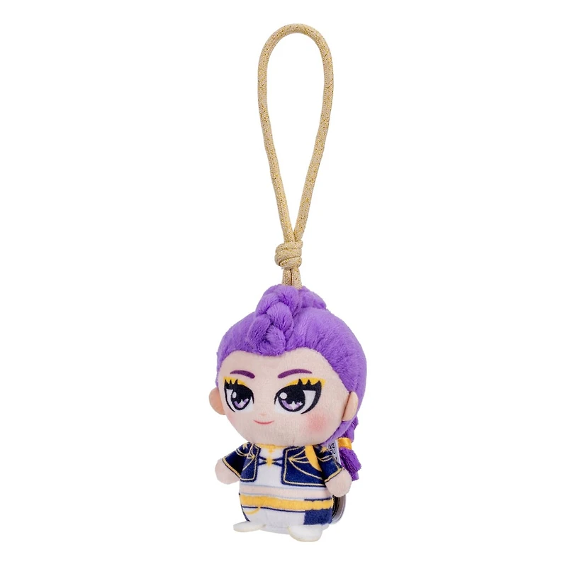 KPop Demon Hunters 4" Clip Plush Assortment (Rumi, Mira, Zoey) – One Variation Chosen at Random