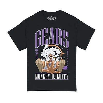 One Piece Gear5 Monkey D. Luffy Black T-Shirt