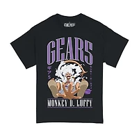 One Piece Gear5 Monkey D. Luffy Black T-Shirt