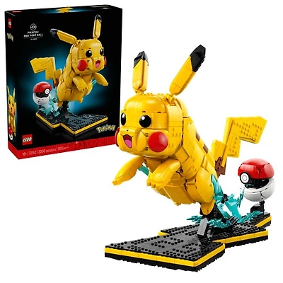 LEGO Pikachu and Poké Ball
