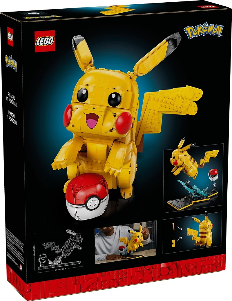 LEGO Pikachu and Poké Ball