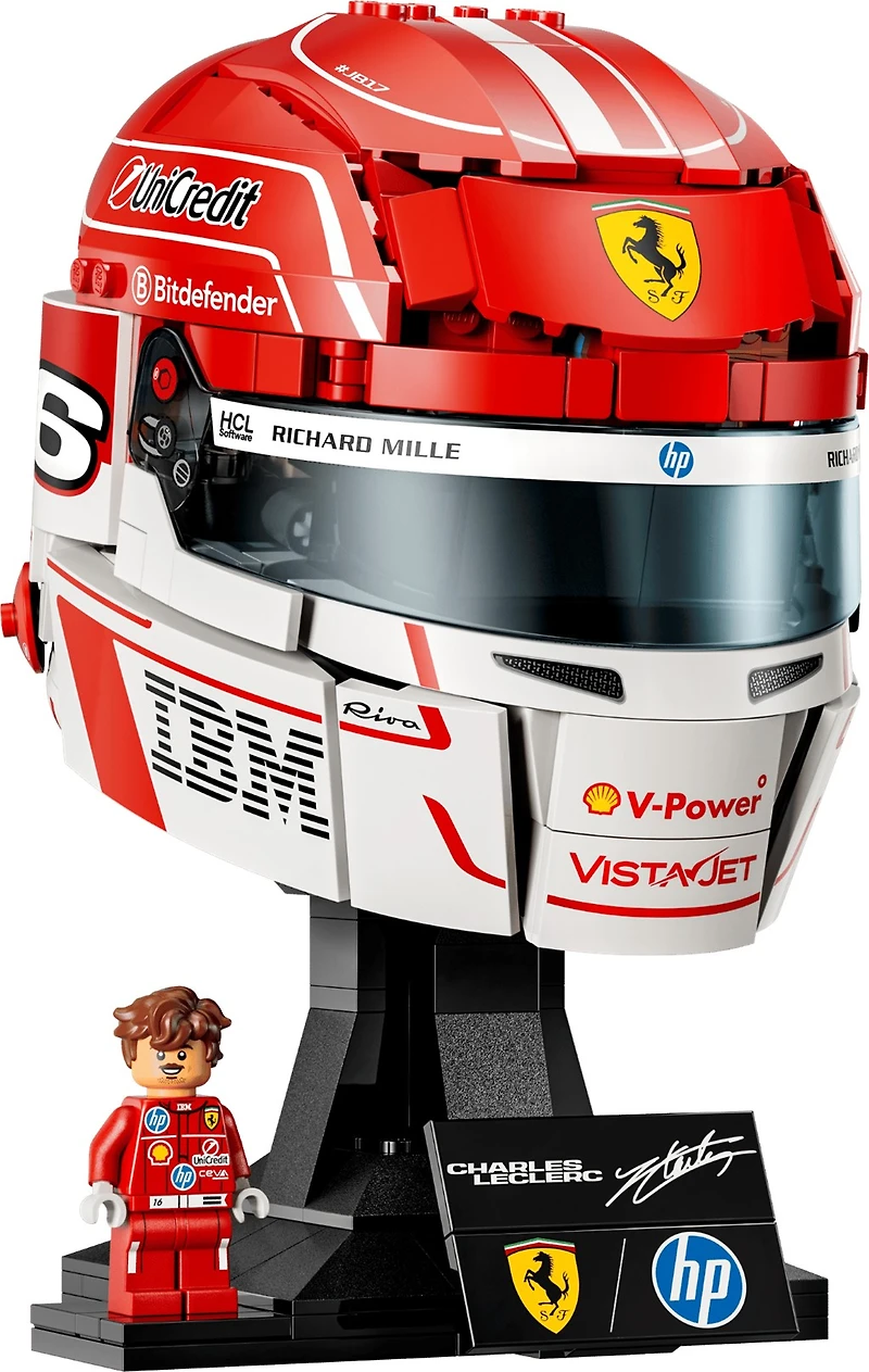 LEGO Editions Scuderia Ferrari HP Charles Leclerc Helmet
