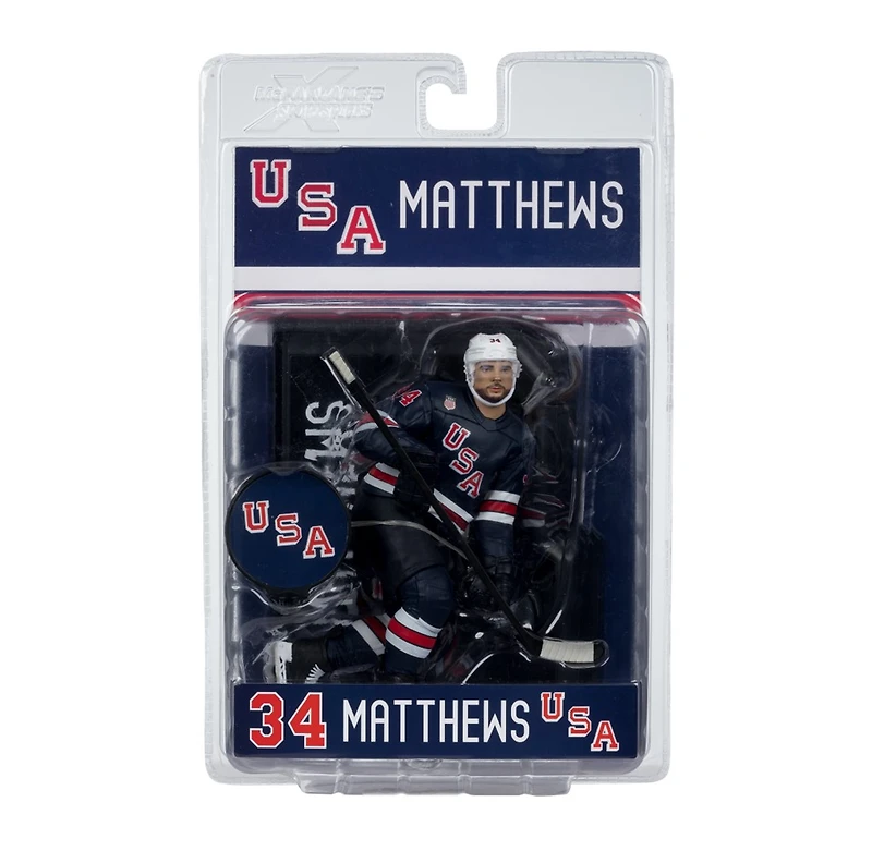 Auston Matthews (USA Hockey) Olympics 7-Inch Posed Figure McFarlane's SportsPicks