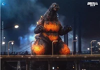 Hiya - Godzilla Vs Destroyah 1995 - Exquisite Basic - 7" Burning Godzilla Action Figure