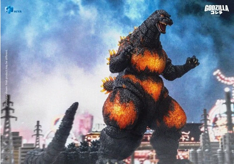 Hiya - Godzilla Vs Destroyah 1995 - Exquisite Basic - 7" Burning Godzilla Action Figure