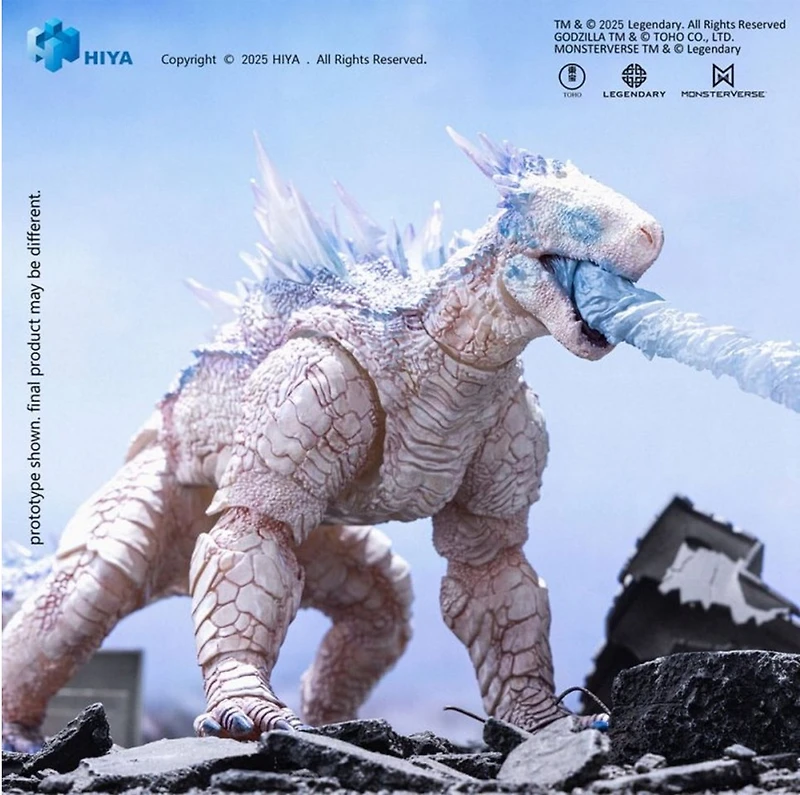 Hiya - Godzilla X Kong: The New Empire - Exquisite Basic - Frost Bite Blast Shimo 6.7" Action Figure