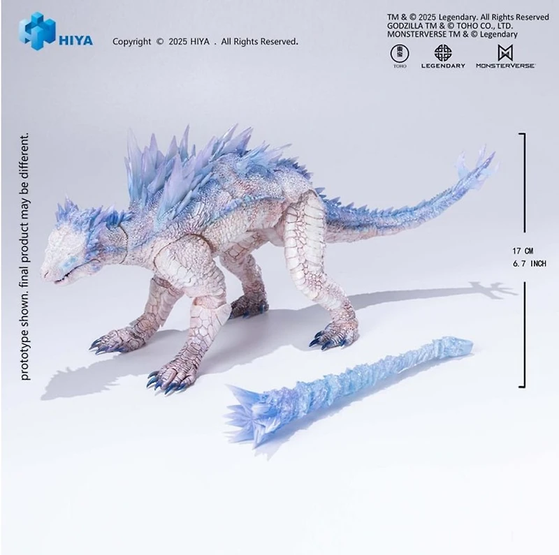 Hiya - Godzilla X Kong: The New Empire - Exquisite Basic - Frost Bite Blast Shimo 6.7" Action Figure