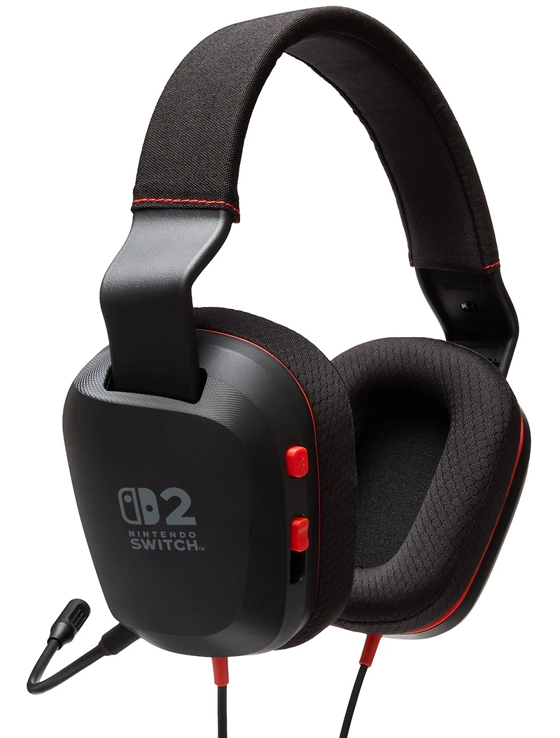 Casque stéréo filaire PowerA pour Nintendo Switch 2 – Noir