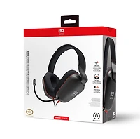 PowerA Wired Stereo Headset for Nintendo Switch 2 - Black