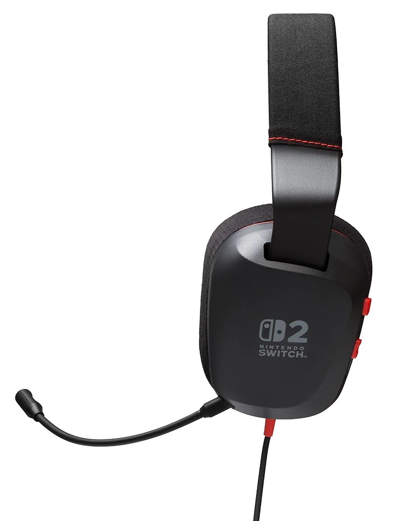 PowerA Wired Stereo Headset for Nintendo Switch 2 - Black