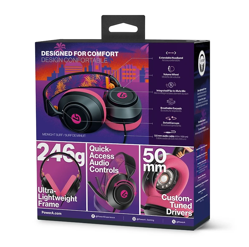 LucidSound LS10 Wired Gaming Headset - Midnight Surf