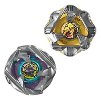 Beyblade X Calibur Samurai 6-70M BX & Obsidian Shell 3-85S BX Dual Pack Set