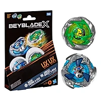 Beyblade X Circle Ghost 4-60LR UX & Hack Viking 4-55O UX Dual Pack Set