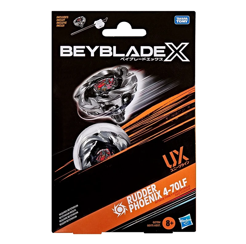Beyblade X Rudder Phoenix 4-70LF UX Starter Pack Set