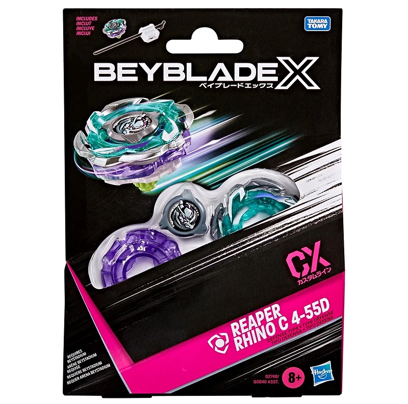 Beyblade X Reaper Rhino C 4-55D CX Starter Pack Set