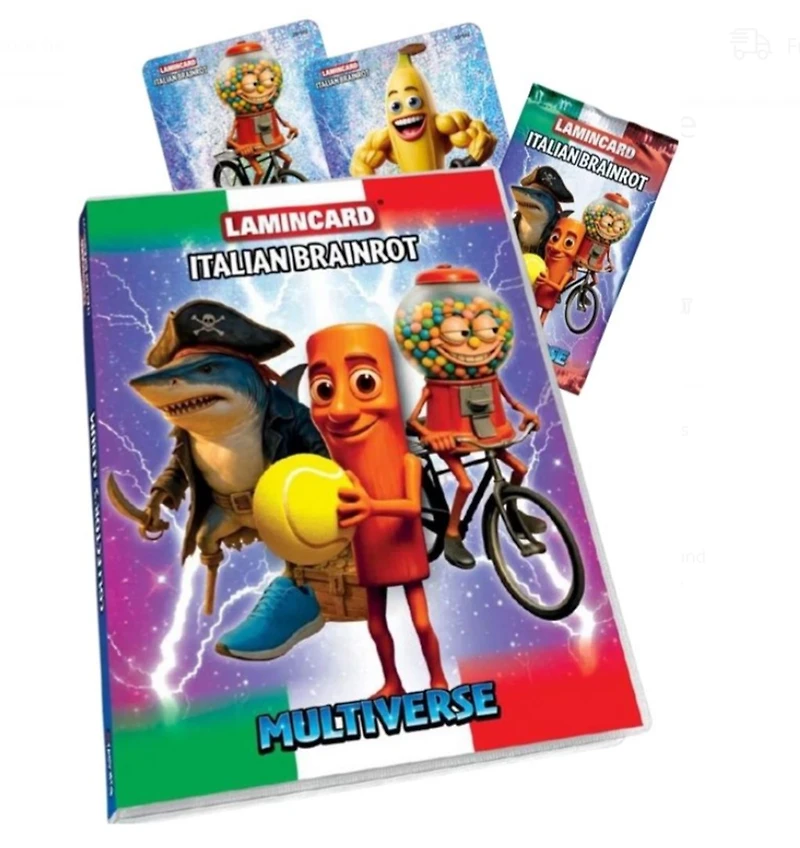 Lamincard Italian Brainrot Multiverse Collector's Album with Booster Pack