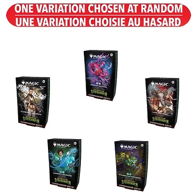 Magic the Gathering: Secrets of Strixhaven Commander Deck Assorted – One Variation Chosen at Random