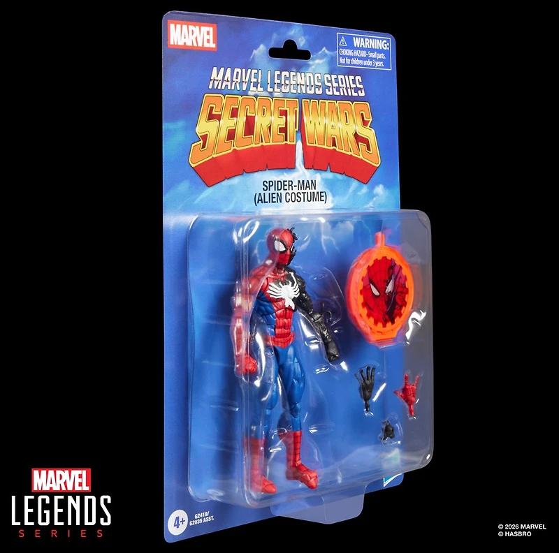 Marvel Legends Series Secret Wars Spider-Man (Alien Costume)