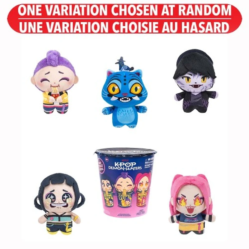 KPop Demon Hunters 4" Blind Mini Rameyon Cups Assortie – Une variation choisie au hasard