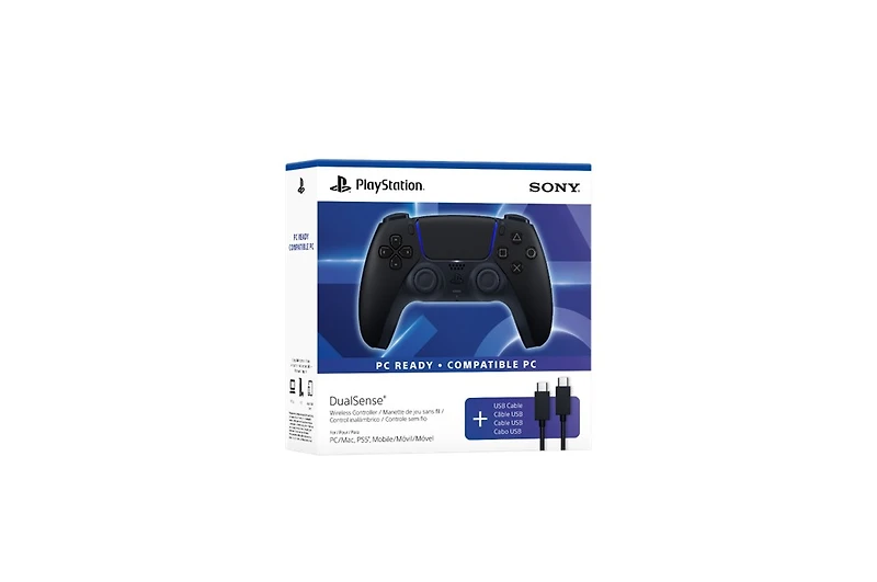 DualSense Wireless Controller  – Midnight Black + USB Cable