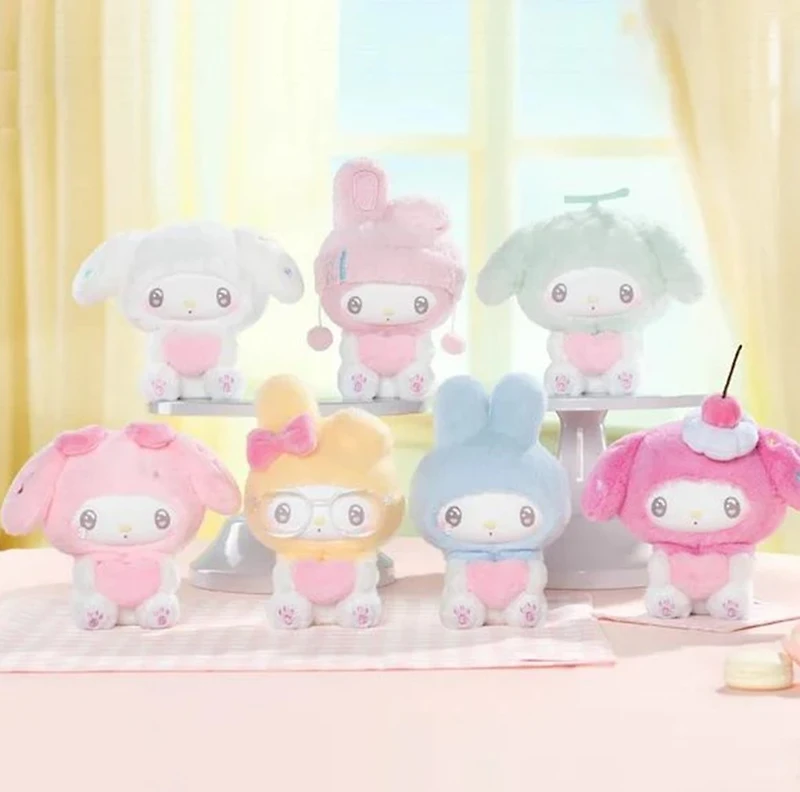 Sanrio My Melody 50th Anniversary Milk Candy Series Plush Keychain Blind Box – One Variation Chosen at Random