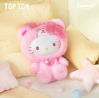 Hello Kitty Teddy Pajamas Series Plush Keychain Blind Box – One Variation Chosen at Random