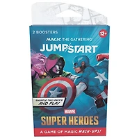 Magic the Gathering: Marvel Super Heroes Jumpstart Booster 2 Pack (French)