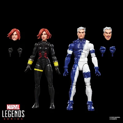 Marvel Legends Series Avengers Black Widow and Quicksilver