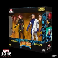 Marvel Legends Series Avengers Black Widow and Quicksilver